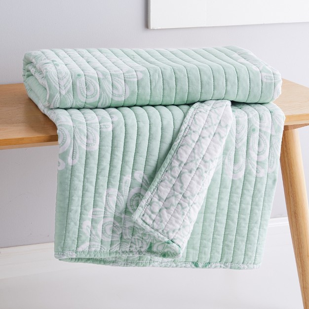 Lara Spa Quilted Throw Levtex Home Levtex Home