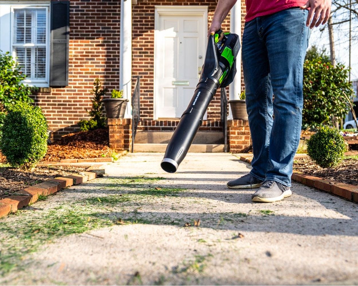 60V 450 CFM Leaf Blower  Battery | Greenworks Tools