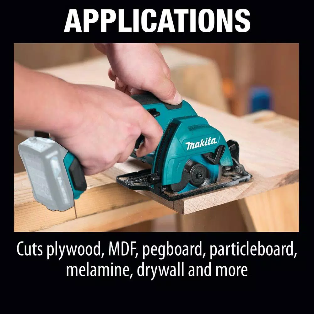 Makita 12-Volt MAX CXT Lithium-Ion 3-3/8 in. Cordless Circular Saw (Tool-Only) and#8211; XDC Depot