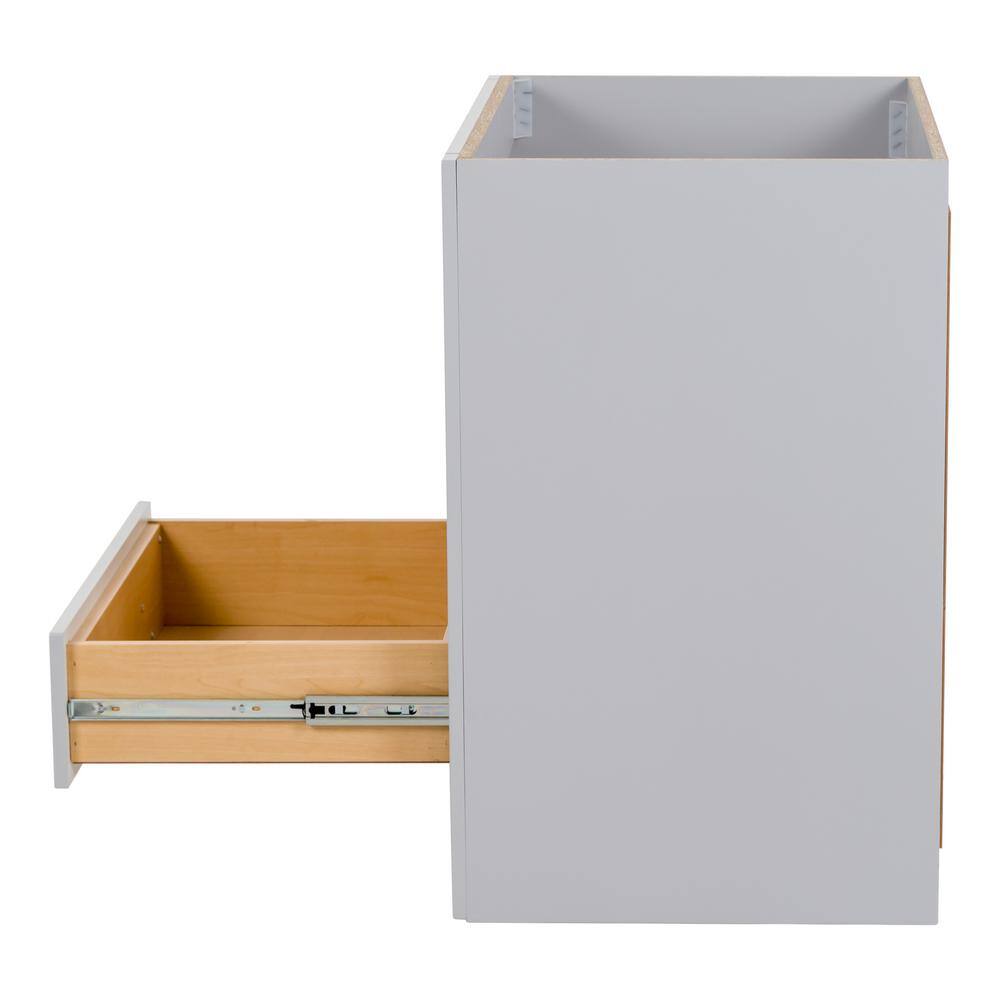 Home Decorators Collection Craye 30 in. W x 21.6 in. D x 34 in. H Bath Vanity Cabinet without Top in Pearl Gray CY30-PG