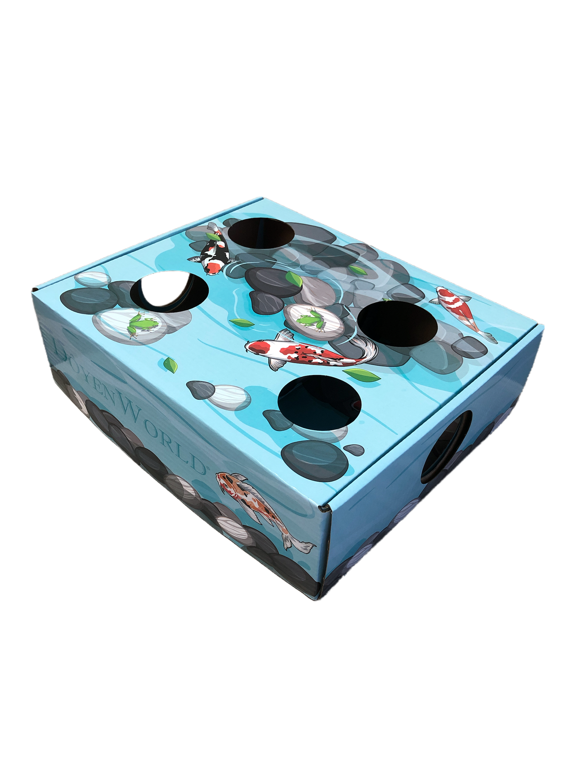 Doyen World Sushi Koi Pond Puzzle Box Cat Toy