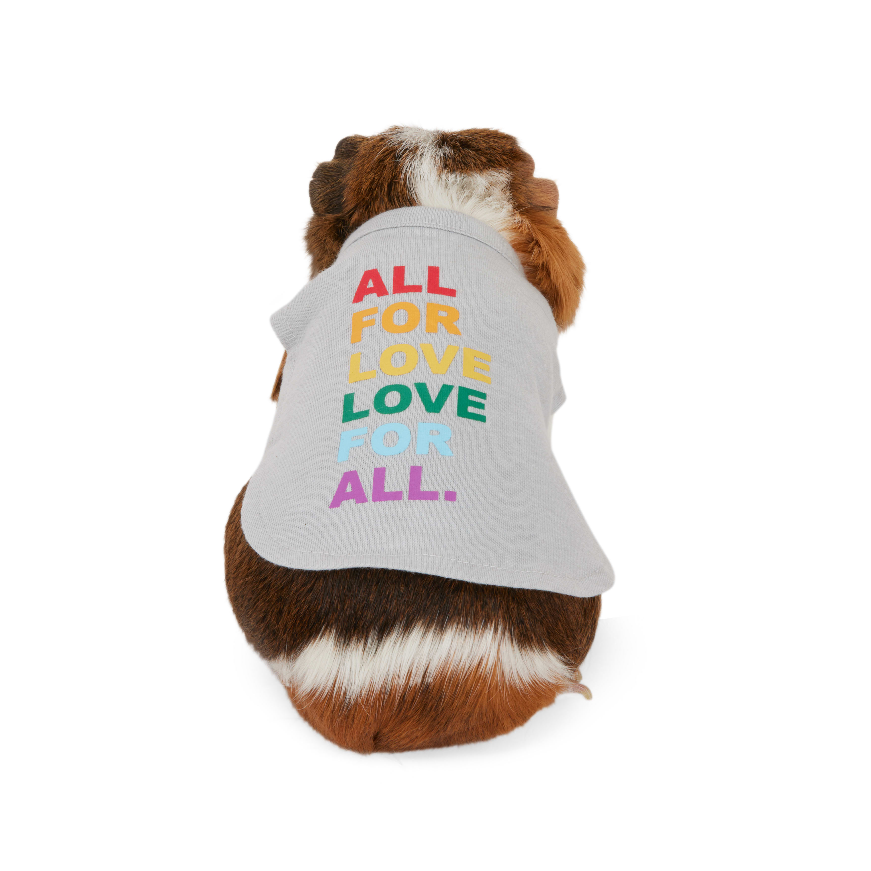 YOULY Love is Love Small Animal Tee， X-Small