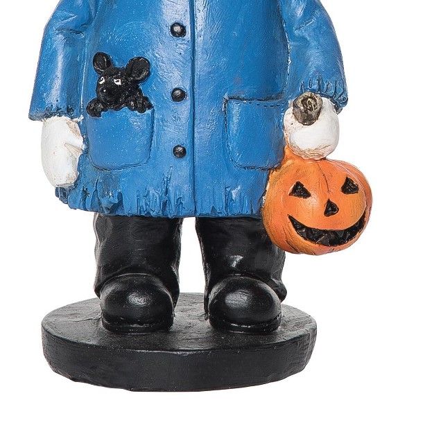 Gallerie Ii Kid With Skeleton Head Halloween Figure