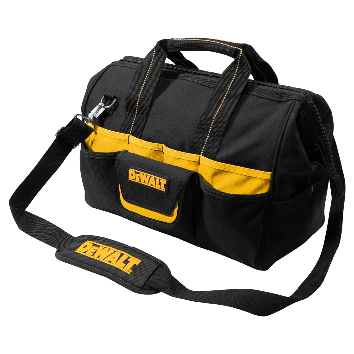 DeWalt 5 in. W X 13.25 in. H Polyester Tool Bag 33 pocket Black/Yellow 1 pc