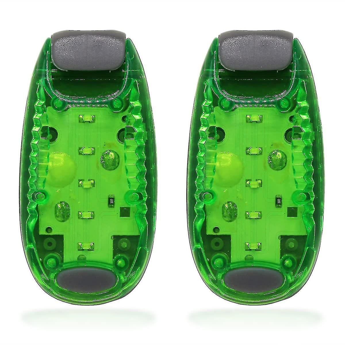 2pcs Led Safety Lights Dogs People Bonus Running Light Clip On Strobe High Visibility 3 Modes For Ru