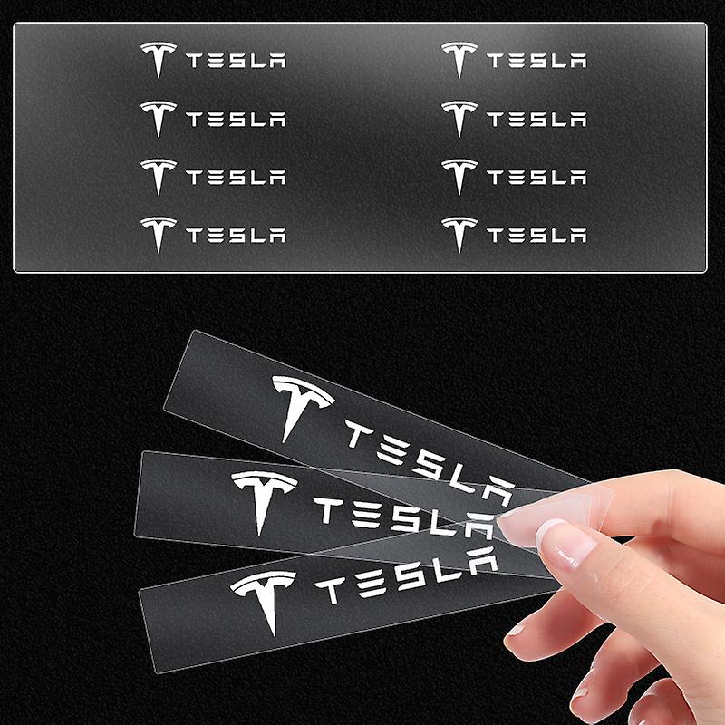 Born Pretty Car Brake Caliper Stickers Car Logo Modified Sticker For Teslas Model 3 2021 Model S X Y Style Roadster Invader Coil Mod Wye K80