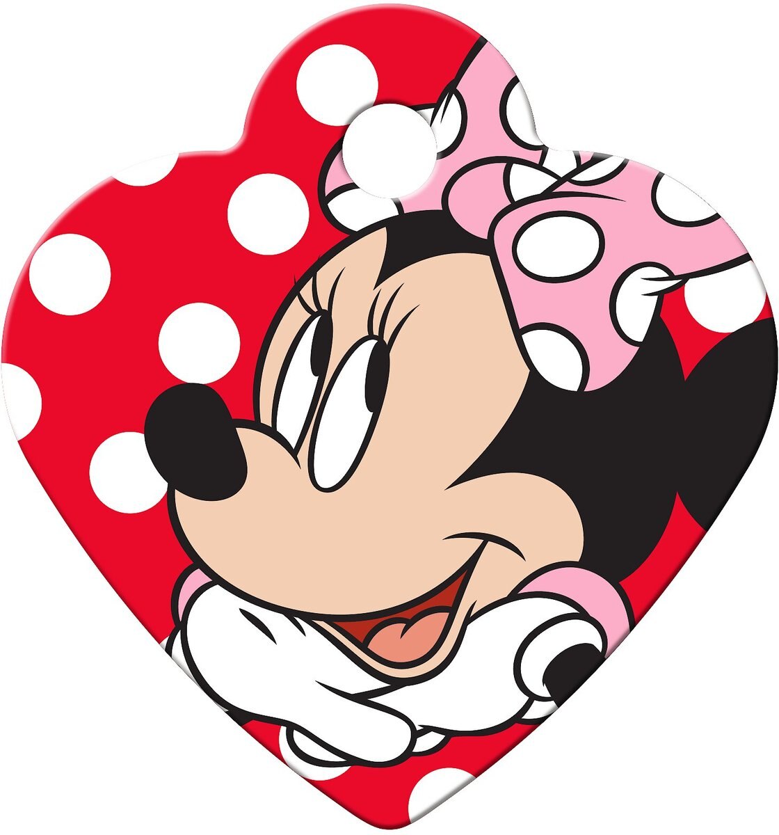 Quick-Tag Disney's Minnie Mouse Heart Personalized Dog and Cat ID Tag