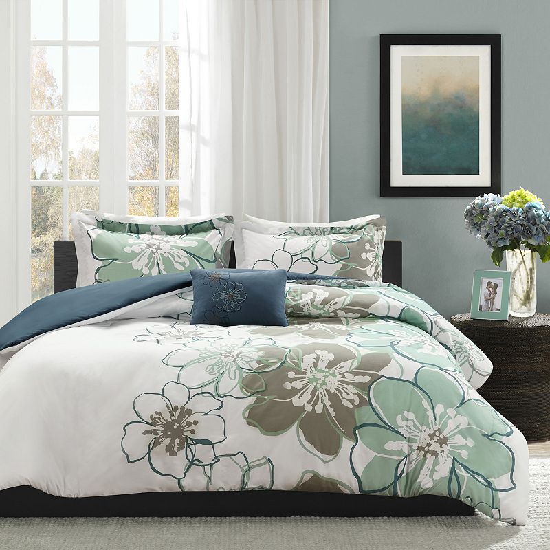 Mi Zone Mackenzie Duvet Cover Set with Throw Pillow