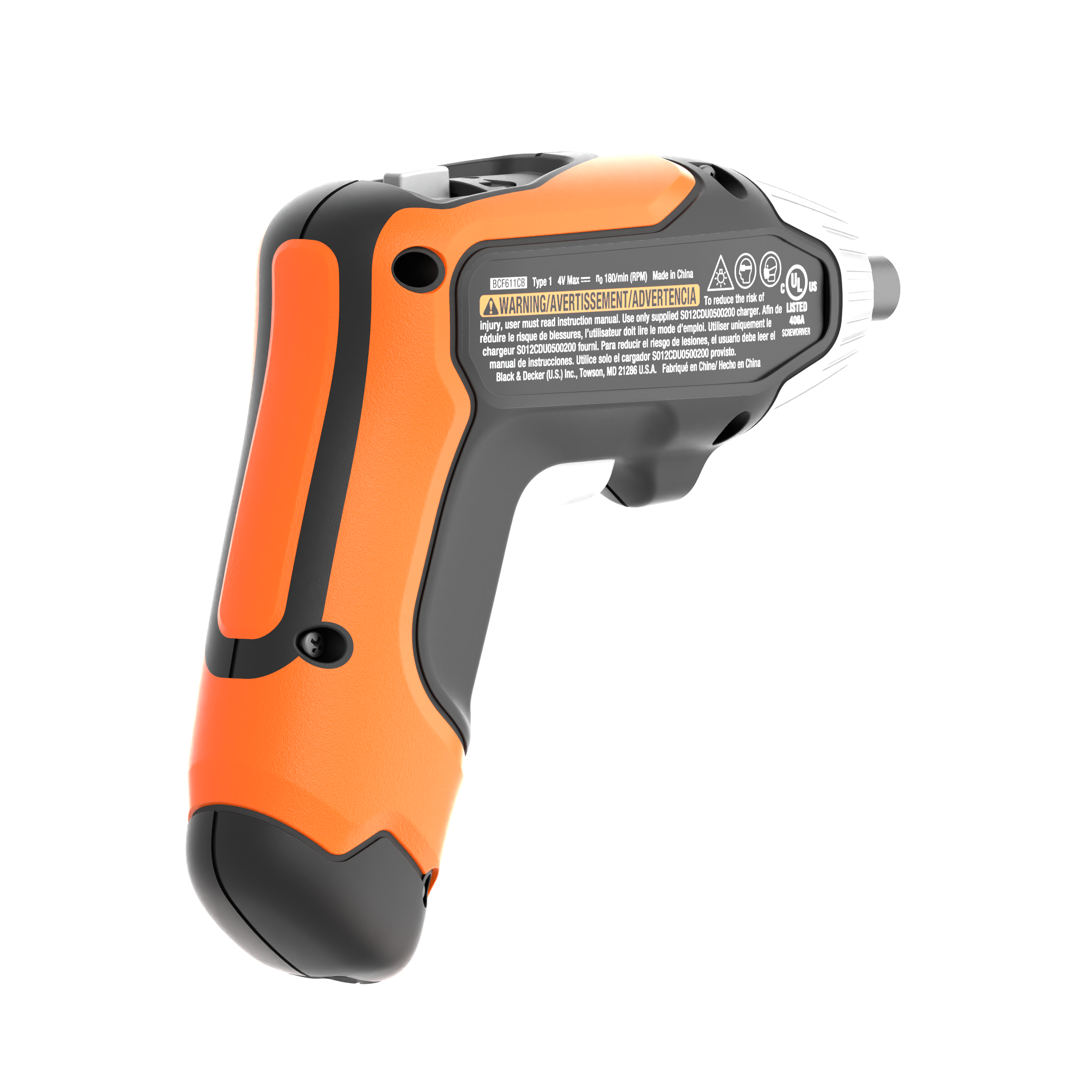 4V MAX* Cordless Screwdriver with 1-inch Screwdriver Bits