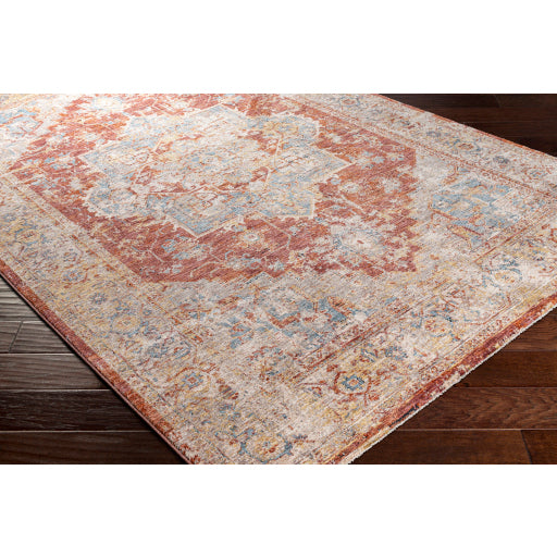 Mirabel Medallion Orange Rug