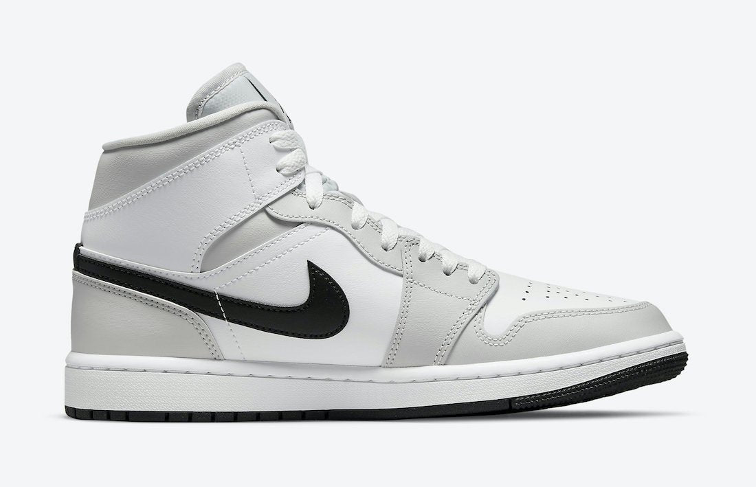 Wmns Air Jordan 1 Mid 'Light Smoke Grey' BQ6472-015