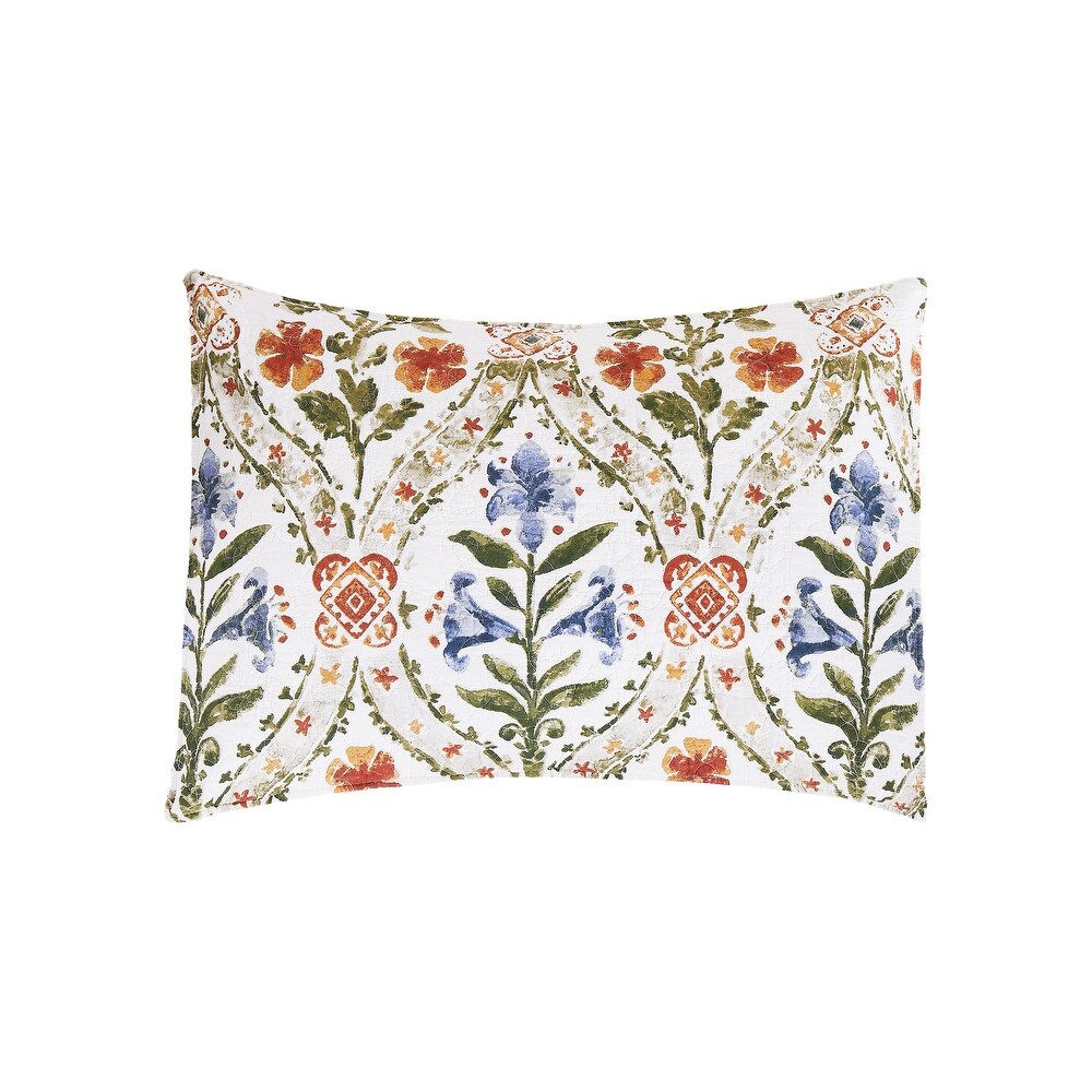 Victoria`s Garden Floral Quilt Bedding Collection