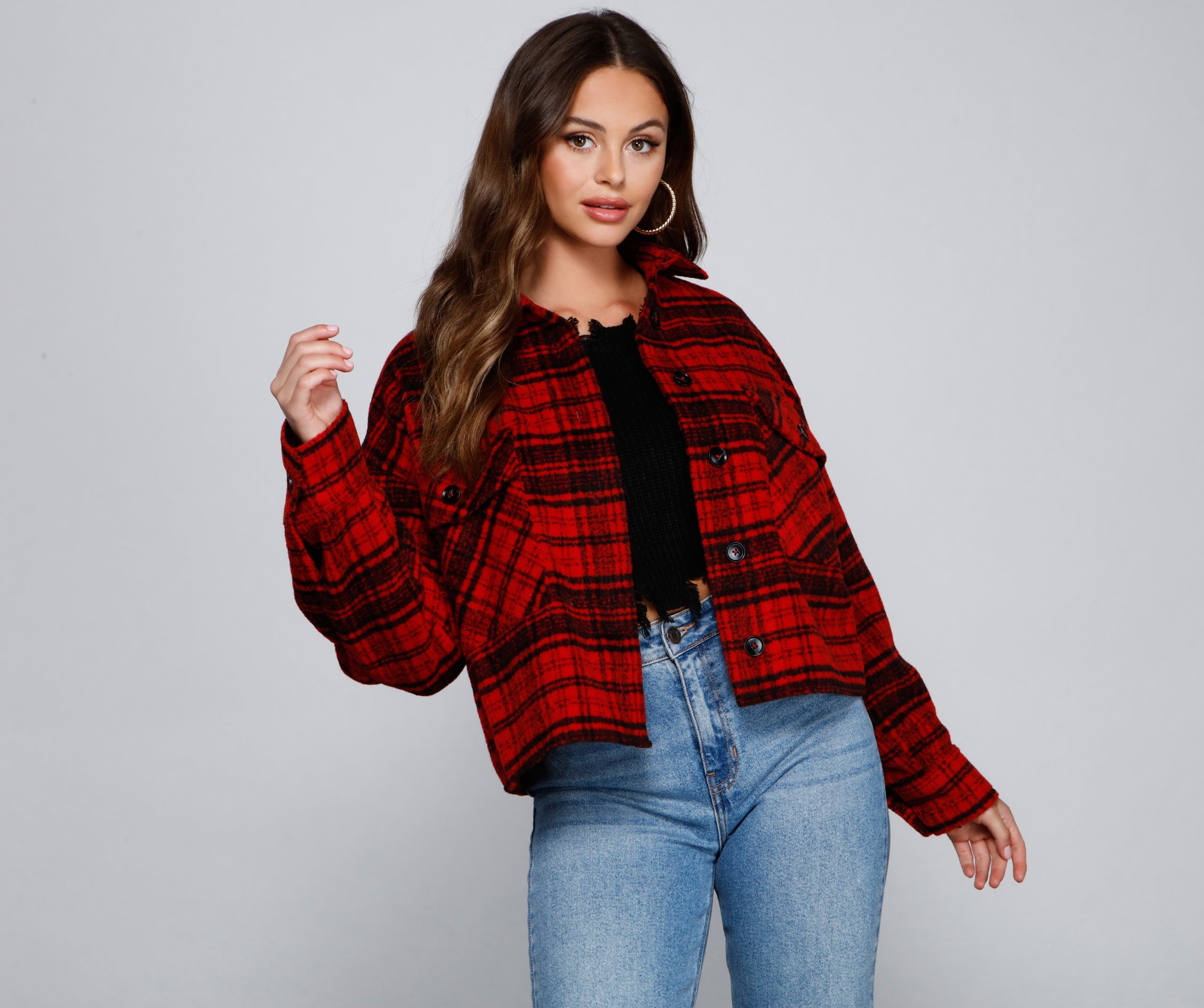 Cozy Vibes Plaid Shacket