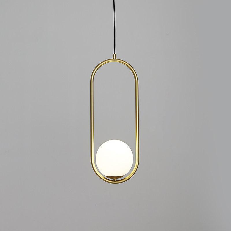 Mila Brass Pendant Swag Light