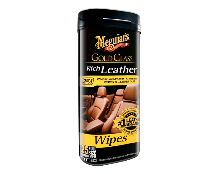 Meguiars Gold Class Rich Leather Wipes