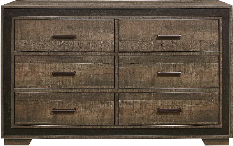 Ellendale Rustic Brown Dresser