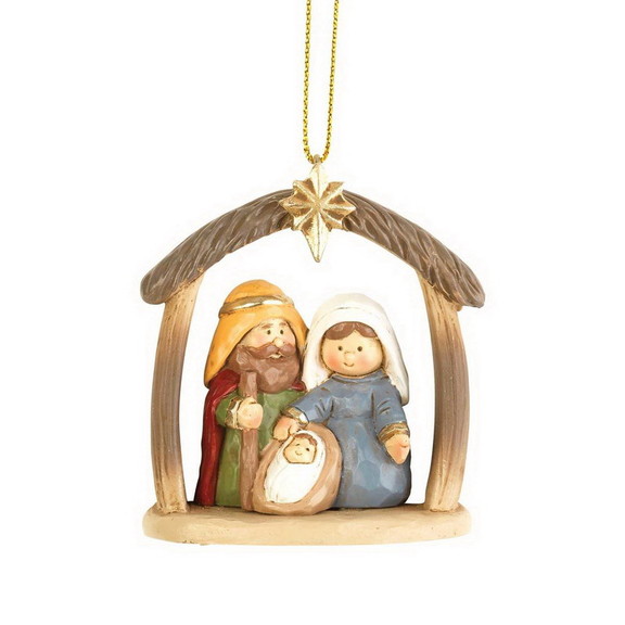 Dicksons CHOR 721 Holy Family In Creche Ornament 2...