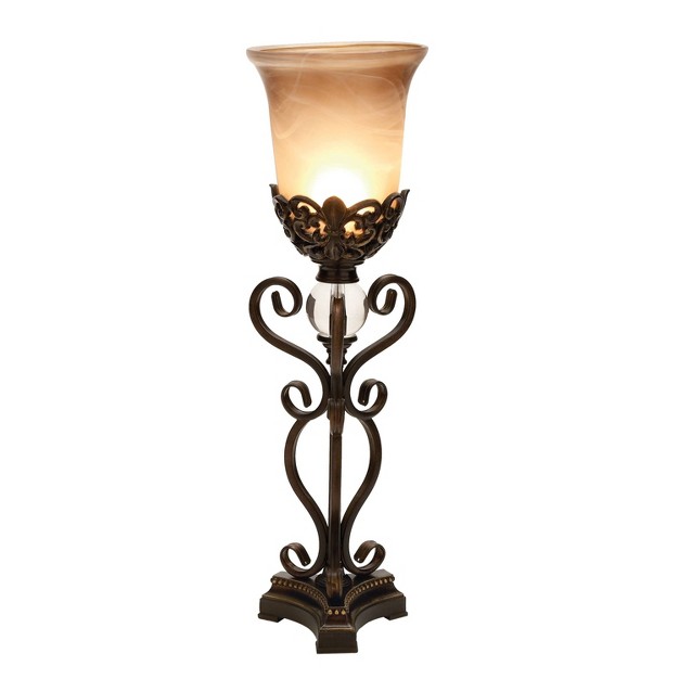 Mediterranean Metal Uplight Set Of 2 Brown Olivia amp May