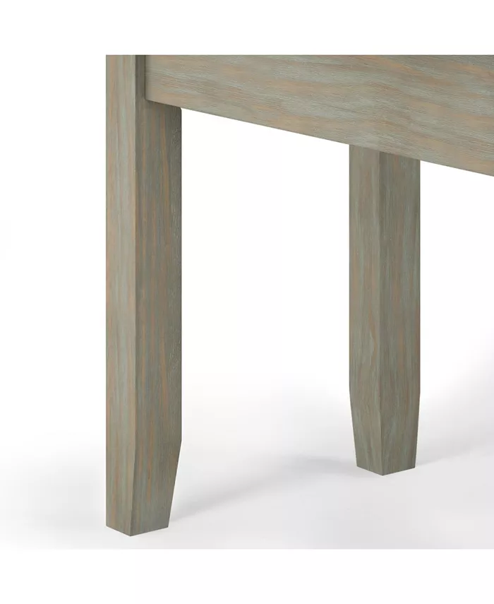 Simpli Home Artisan Solid Wood Narrow Side Table