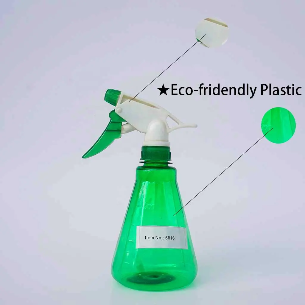 Plastic Green Spray Bottle Garden Water Kettle Hand Pressure Spray Bottle