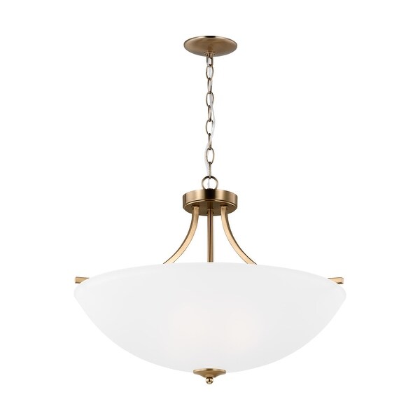 Generation Lighting Geary 4 Light 25 Wide Semi-Flush Bowl Ceiling