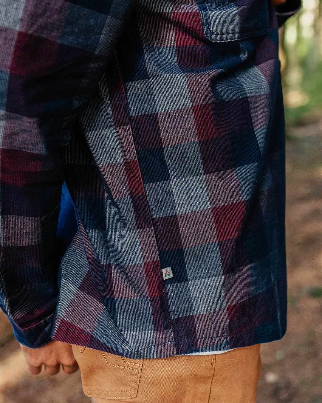 Backcountry Cord Check Shirt - Rich Navy