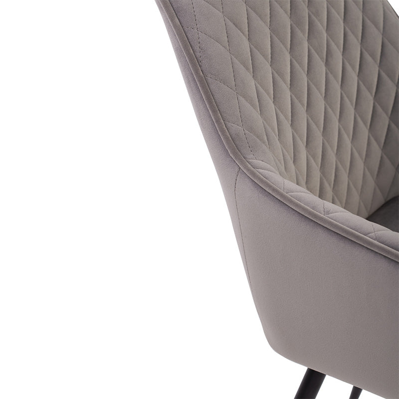 HAKON Dining Chair -  Grey & Black