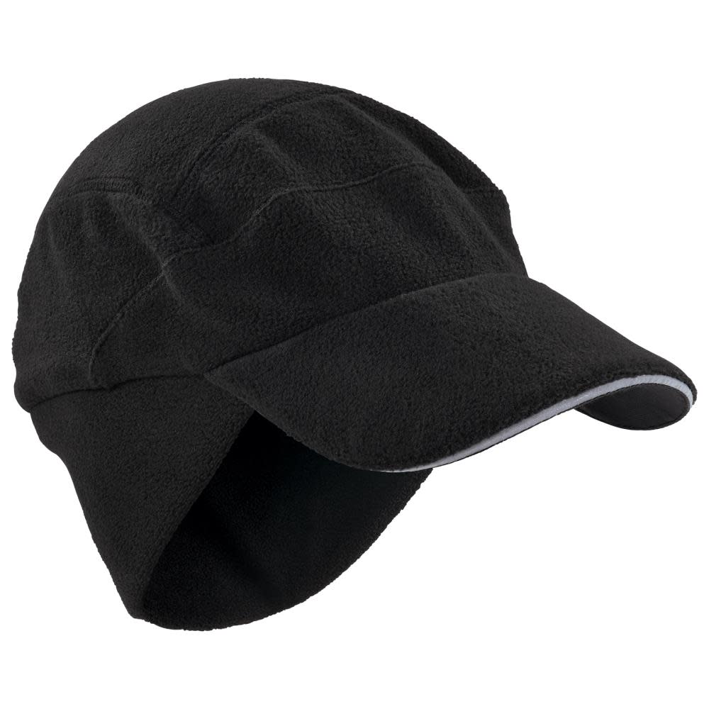 Ergodyne N-Ferno 6807 Black Winter Baseball Cap with Ear Flaps