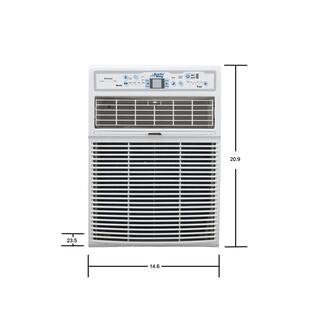 Midea 10000 BTU 110-Volt Slide Casement Window Air Conditioner and Remote in White KAW10C1AWT