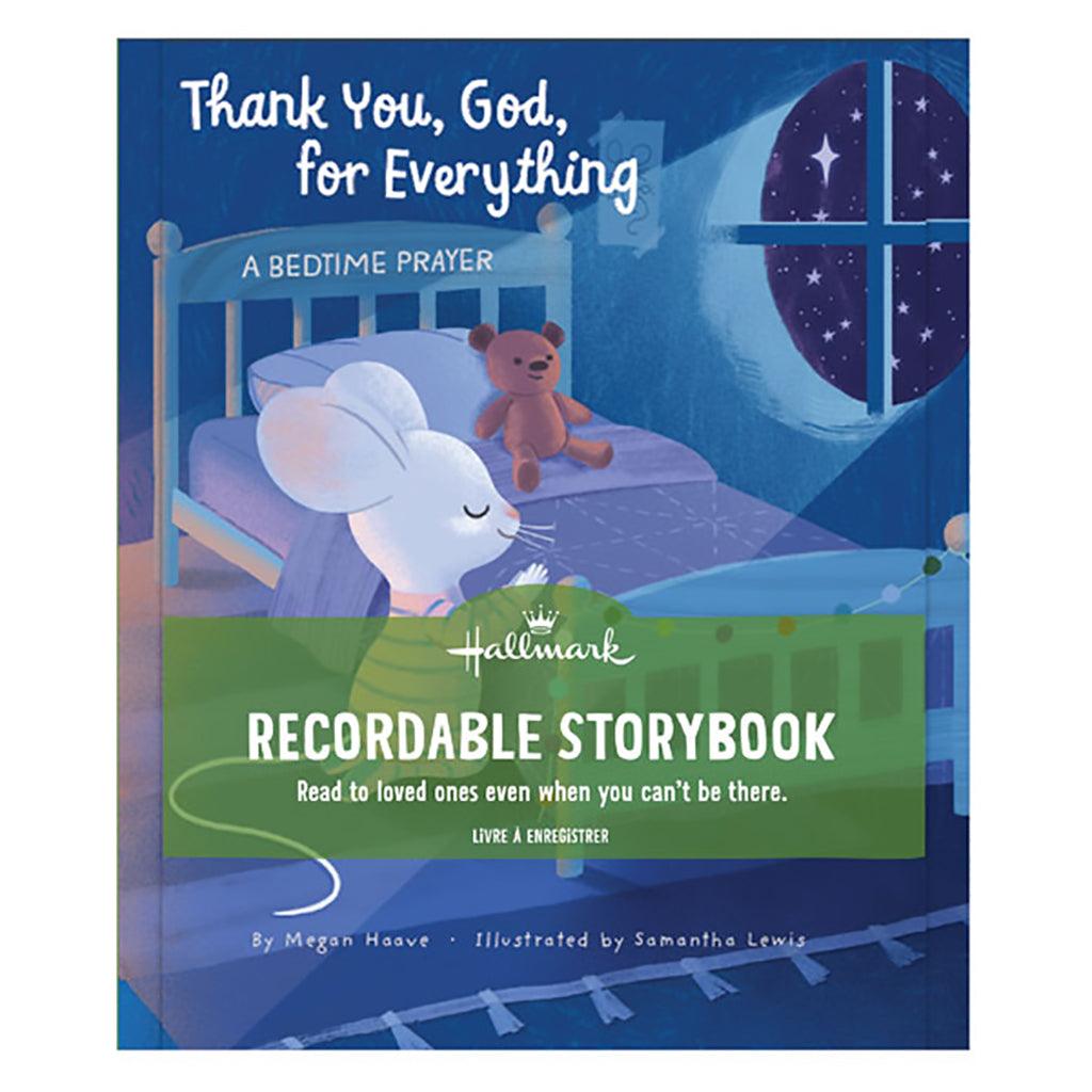 Hallmark  Thank You, God, For Everything - A Bedtime Prayer Recordable Storybook