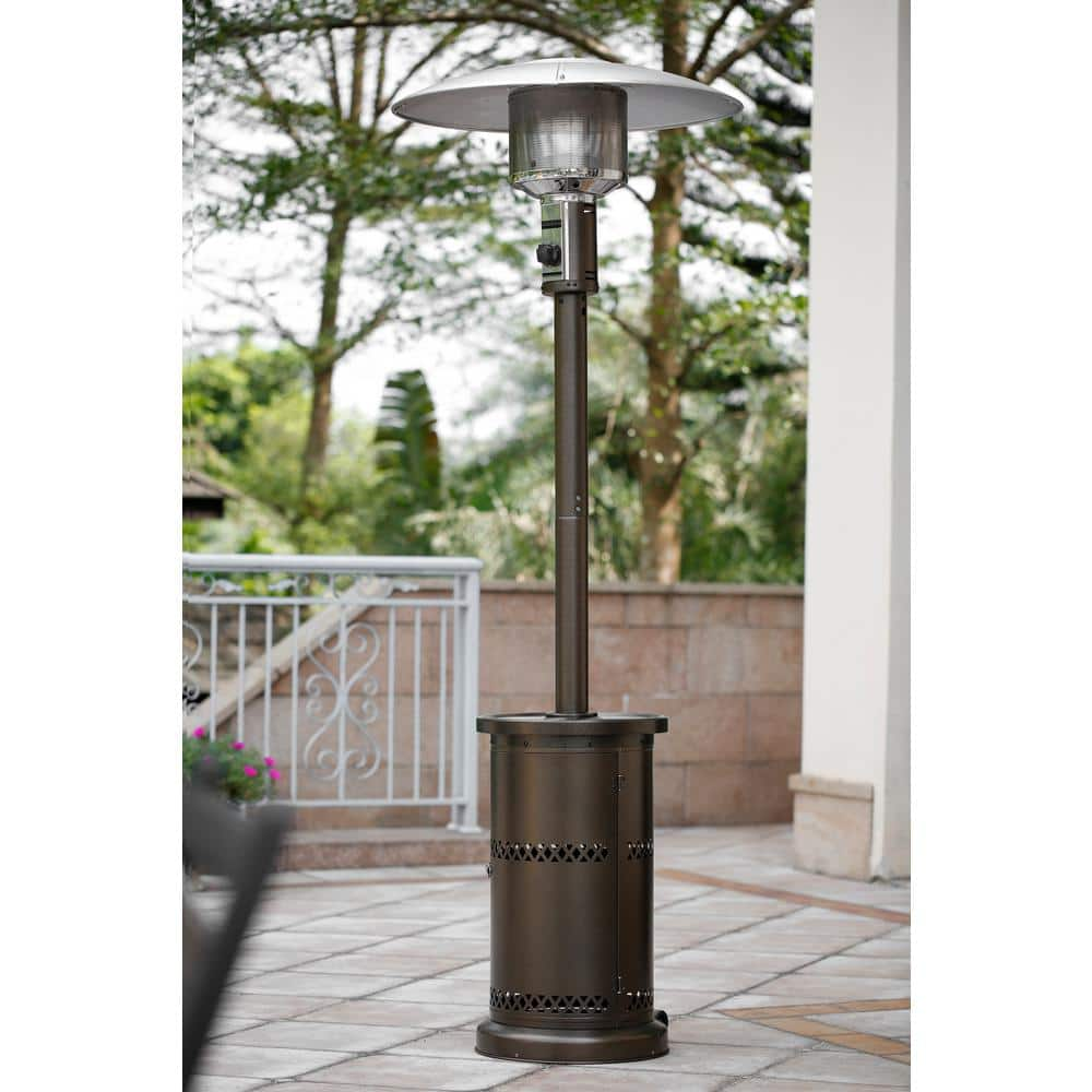 HeatMaxx 48,000 BTU's Patio Heater, Outdoors Gas Patio Heaters Floor Standing Patio Heater Commercial Outdoor Heater SRPH33A