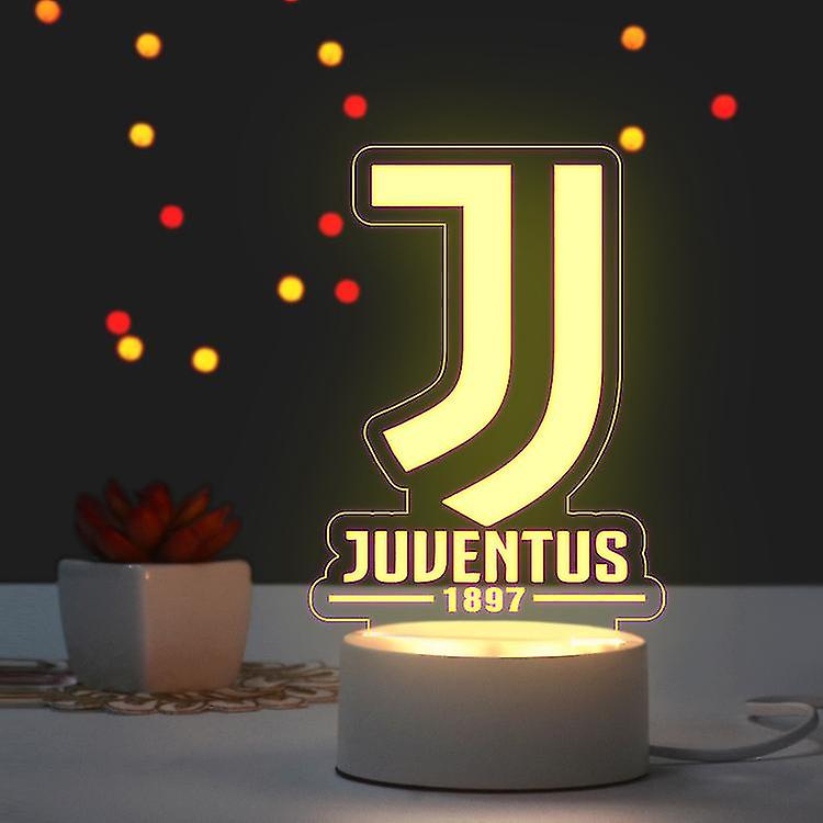 Real Madrid Football Night Light Creative Fan Decoration Football Club Surrounding Ornament Birthday Gift