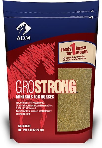 ADM GROSTRONG Granules Horse Supplement， 5-lb bag