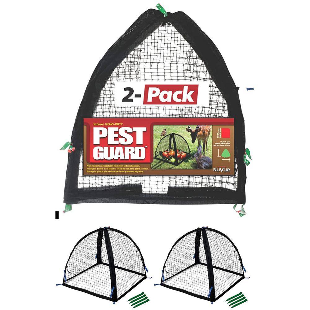 NuVue Products Pest Guard Pop-Open Netting with Stakes (2-Pack) 32102