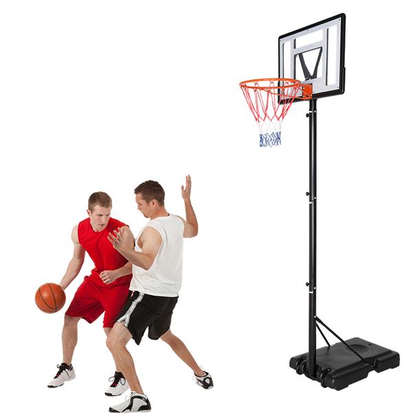 Basketball Hoop Outdoor Portable Basketball Goals， Adjustable Height 7ft - 10ft for Adults and Teenagers