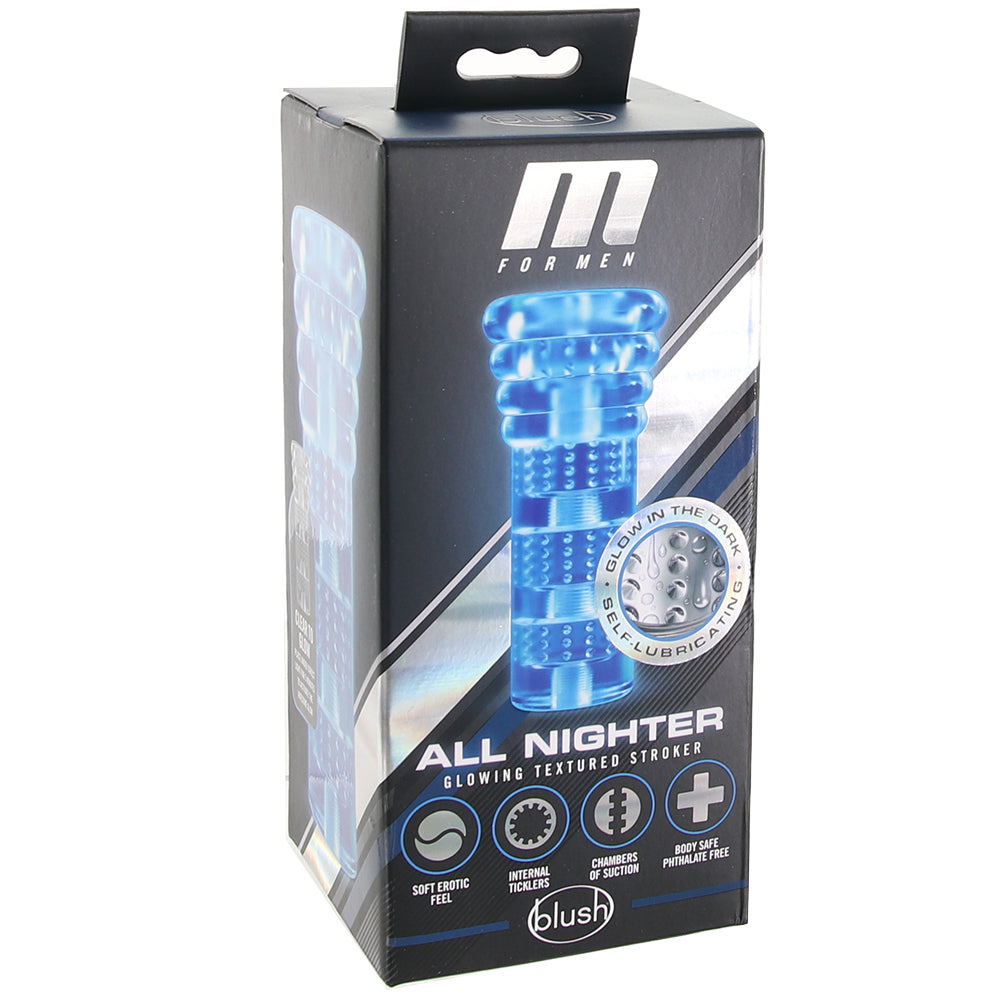 M For Men All Nighter Glowing Textured Stroker