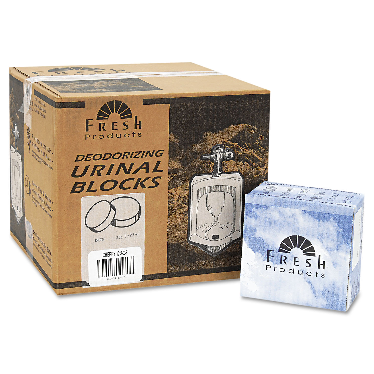 Urinal Deodorizer Blocks by Fresh Products FRS123CH