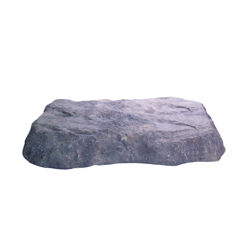 CrystalClear TrueRock Fake Fiberglass Flat Rock, Large, Greystone, 42 x 36 x 5 …