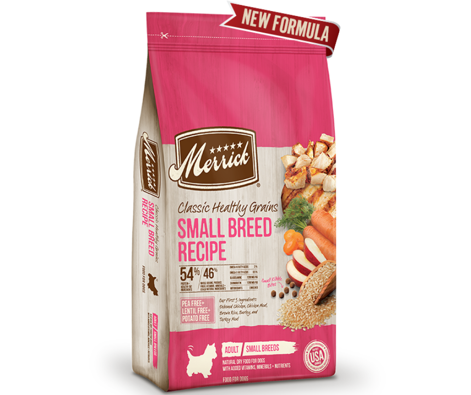 Merrick Classic Healthy Grains - Adult Dog Small Breed Recipe Dry Dog