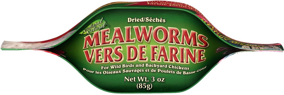 Brown's Dried Mealworms Wild Bird and Poultry Treats