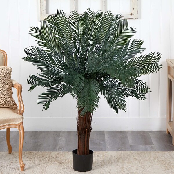 Nearly Natural 4ft. Indoor/Outdoor Faux Cycas Tree