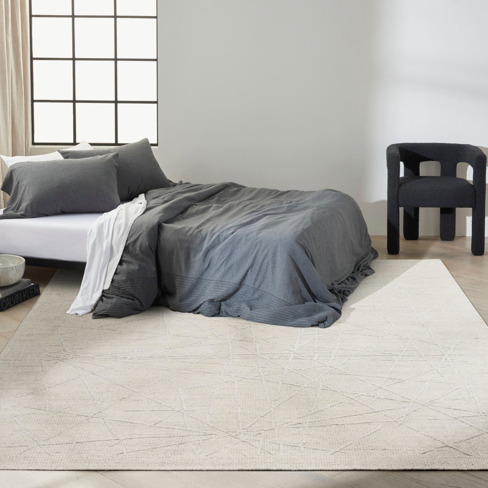 Calvin Klein Wander Ivory/Grey Modern Rug