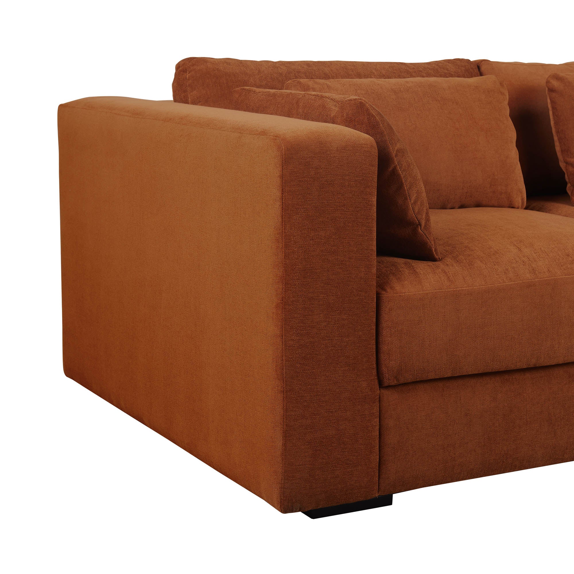 Las Vegas Clive Sofa - Terracotta Chenille