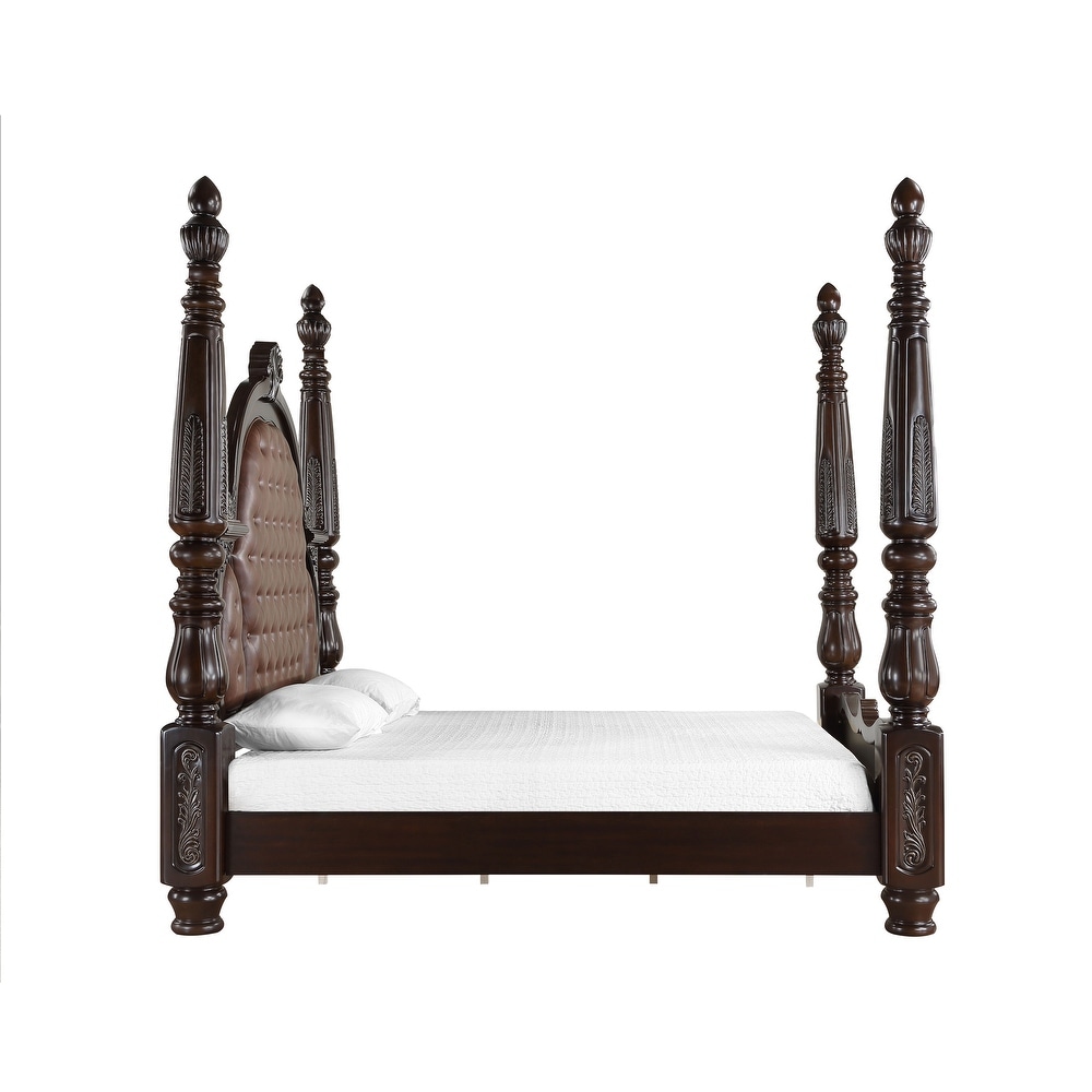 New Classic Furniture Gweni Brown Poster Bed