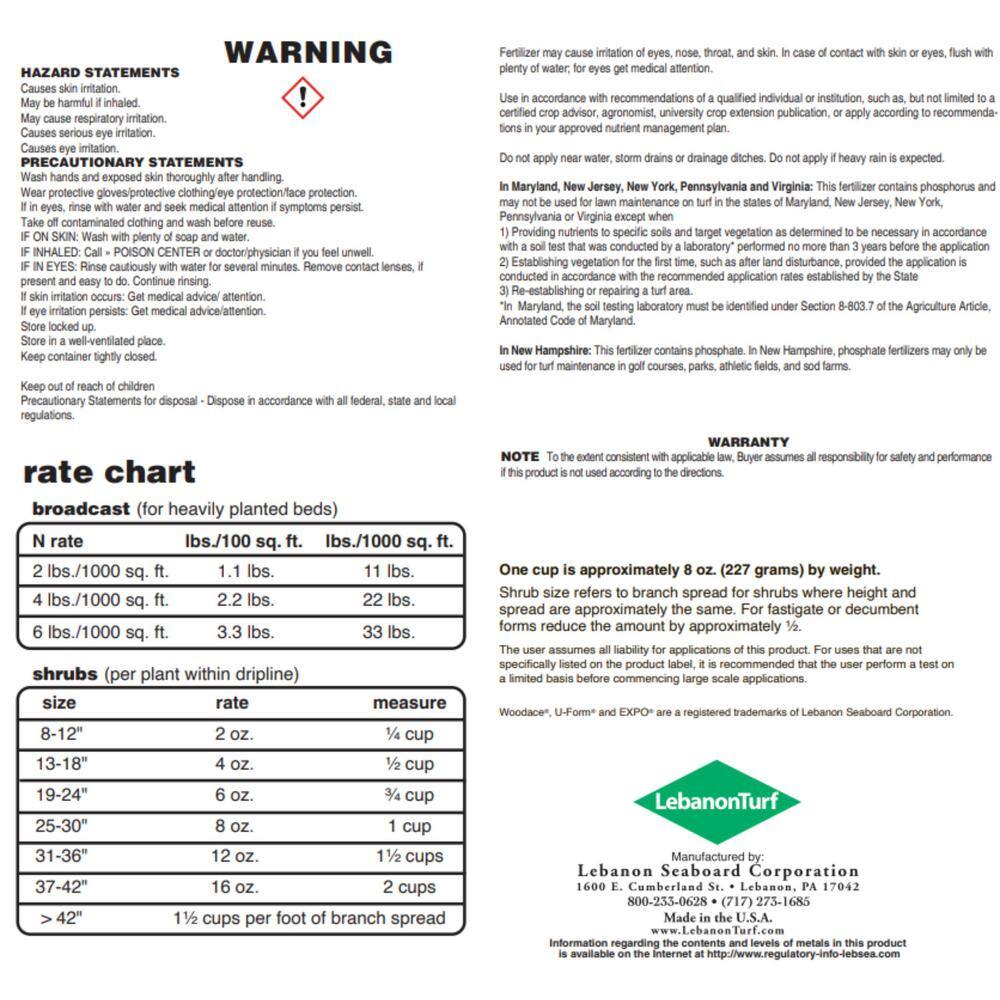 Woodace 40 lbs. 18-5-10 Plant Fertilizer 2256370