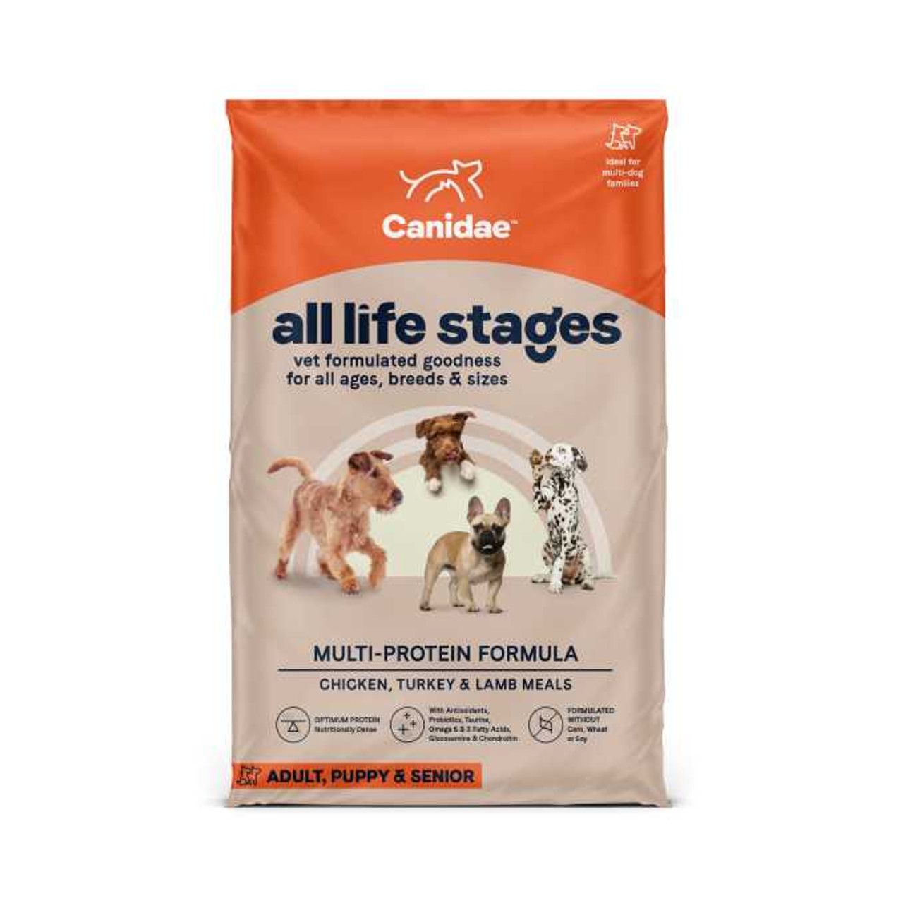 Canidae All Life Stages Dog Food， Original Multi Protein Formula