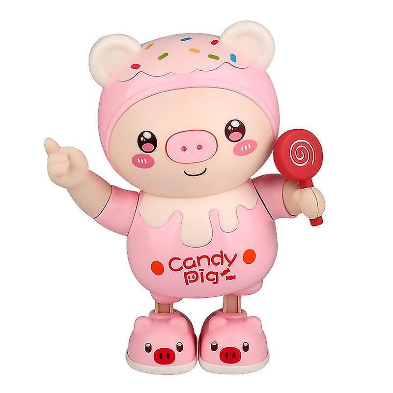 New electronic pet pig dancing toy with swinging lights music cute pig baby toy Christmas gift