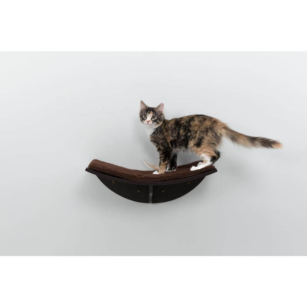 TRIXIE Lea Wall Mount Perch XL, Cat Shelf, Cat Bed, Cat Lounger, Cat Furniture 44580