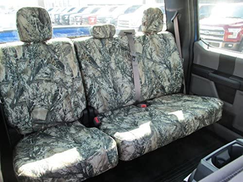 FD86 2019-2022 F150-F550 Front and Rear Seat Cover Set in XD3C Camouflage Endura