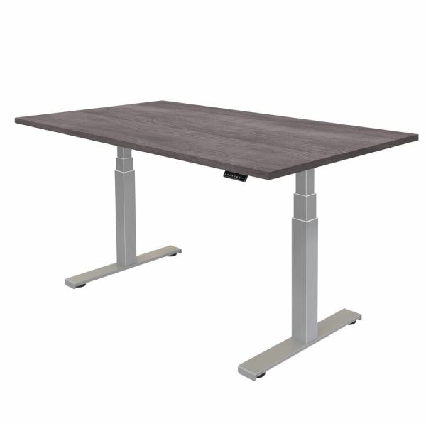 Fellowes Cambio Height Adjustable Desk - Gray Ash (60IN x 30IN)